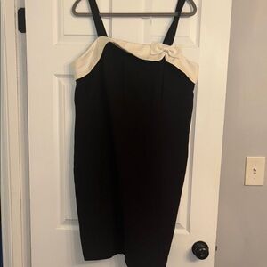 Dana Kay Black and Cream Mini Dress